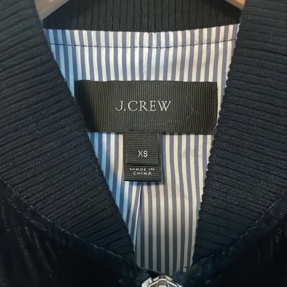 J. Crew Velvet Bomber Jacket - Picture 3 of 6